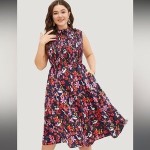 Floral calf length dress from BloomChic. US size 12. Never worn.